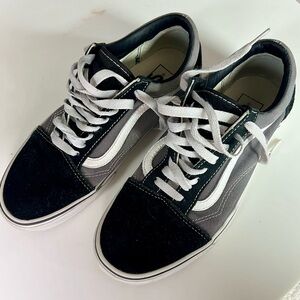 Vans suede/canvas upper.